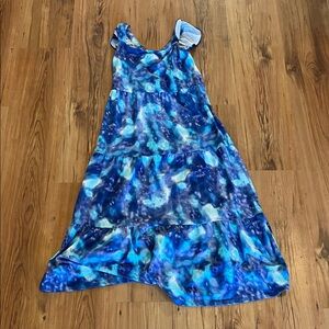 Wonder Nation Blue and White Dress